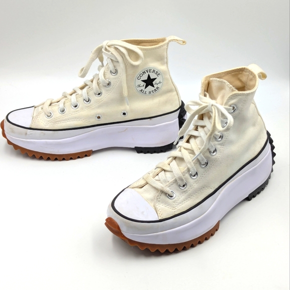 CONVERSE Run Star Hike Hightop Sneakers Womens 8 - Picture 2 of 11